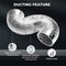 Ipower 10 Inch by 25 feet duct, for dryer vent hose transition, Temperature range from 0 to 185+ Degrees F GLDUCT10X25CX2 - alternate 4